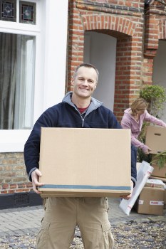 Local man with van service helping with residential move in Movers