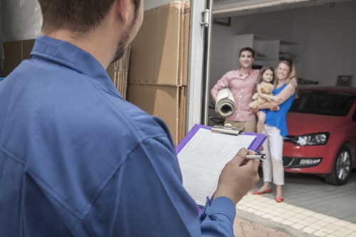 Prepared moving van loaded for a local move in Movers