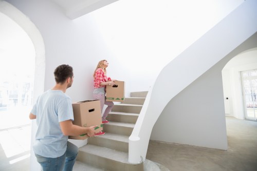 Careful transport of household items during a local man and van job