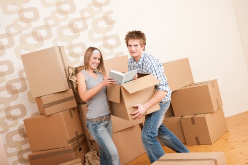 Moving van and home relocation equipment for a local move